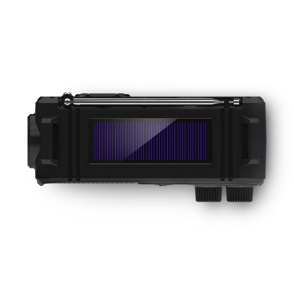 רדיו חירום נייד Philips TAR1609 – FM/AM, פנס ואזעקת SOS, טעינה סולארית, USB-C וידנית 5 Philips TAR1609 רדיו חירום נייד 5