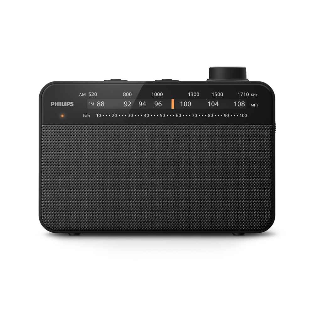 רדיו נייד אנלוגי Philips TAR2509 – FM/AM, רמקול 3.5 אינץ׳, הפעלה בחשמל או בסוללות D 4 Philips TAR2509 רדיו נייד אנלוגי 4