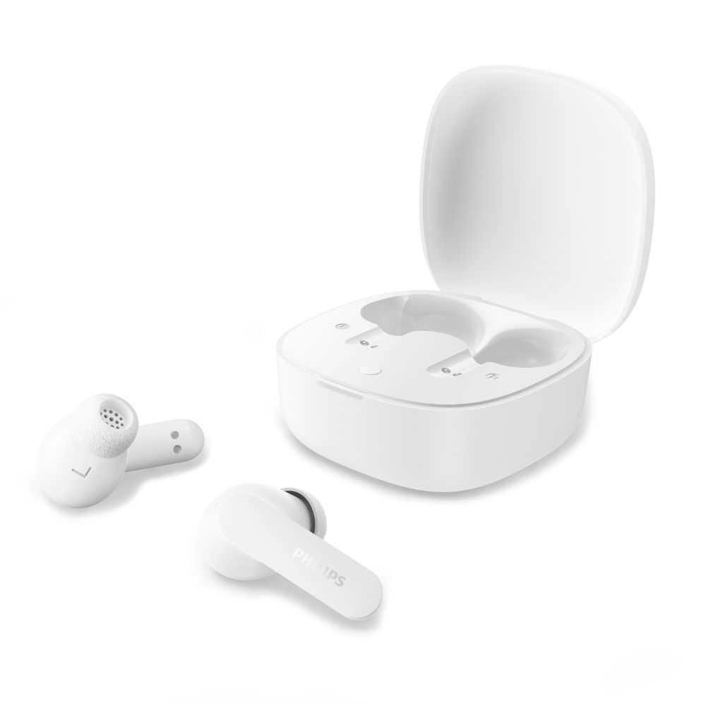 אוזניות TWS אלחוטיות Philips TAT2200 עם ANC – עד 36 שעות סוללה, Bluetooth 6.0 Multipoint ו-4 מיקרופונים 1 Philips TAT2200 אוזניות TWS עם ANC