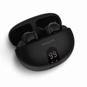 אוזניות TWS אלחוטיות Philips TAT2520 עם ANC – מארז עם תצוגה דיגיטלית, Bluetooth 5.4 ו-Multipoint