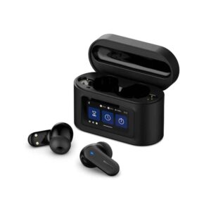 אוזניות TWS אלחוטיות Philips TAT6000 עם ANC ונרתיק טעינה עם מסך מגע – עד 28 שעות, Bluetooth 5.4