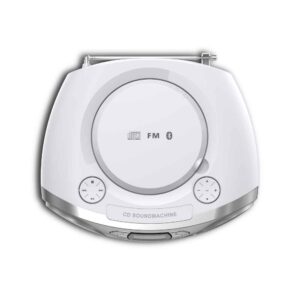 נגן CD נייד Philips TAZ2000 – Bluetooth 6.0, רדיו FM דיגיטלי, USB ורמקולים סטריאו מובנים, לבן