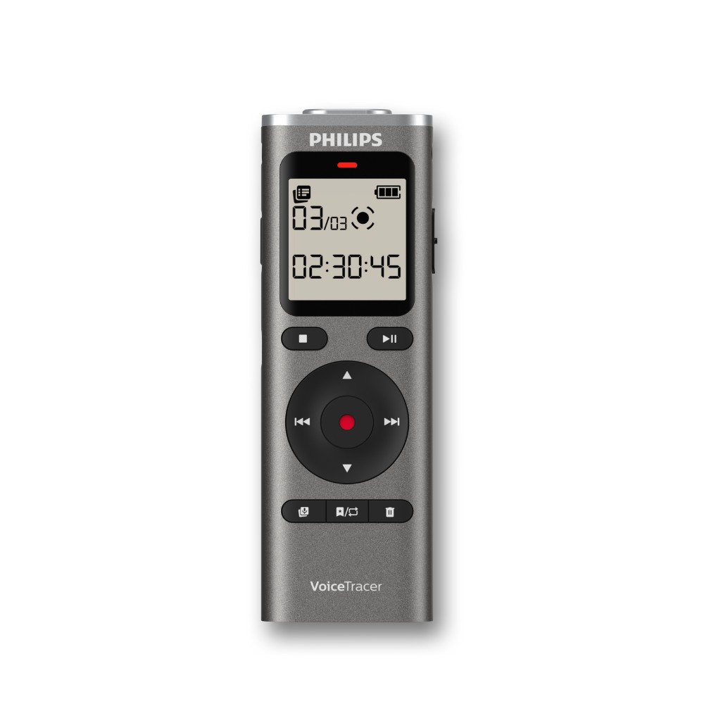 טייפ מנהלים דיגיטלי Philips VoiceTracer DVT1170 – זיכרון 8GB, מיקרופון 360° ועד 70 שעות הקלטה 1 Philips VoiceTracer DVT1170 טייפ מנהלים