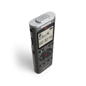 טייפ מנהלים דיגיטלי Philips VoiceTracer DVT1170 – זיכרון 8GB, מיקרופון 360° ועד 70 שעות הקלטה