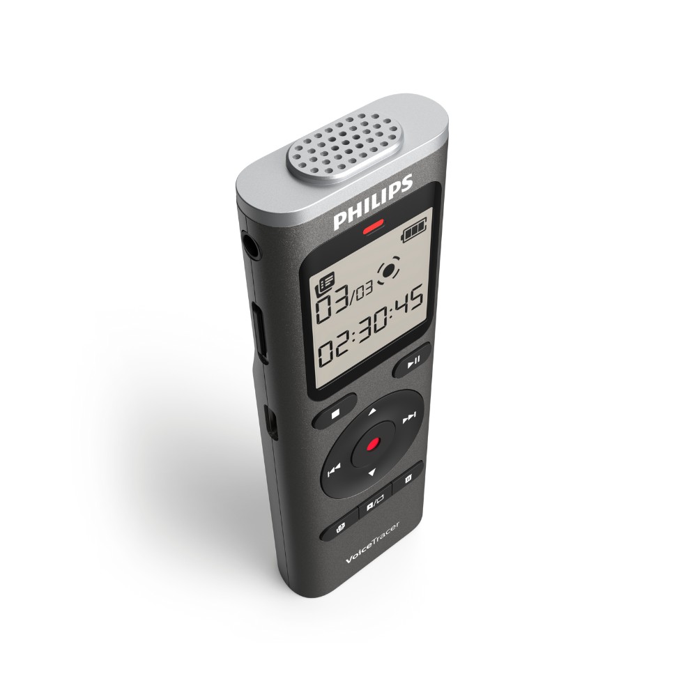 טייפ מנהלים דיגיטלי Philips VoiceTracer DVT1170 – זיכרון 8GB, מיקרופון 360° ועד 70 שעות הקלטה 2 Philips VoiceTracer DVT1170 טייפ מנהלים 2