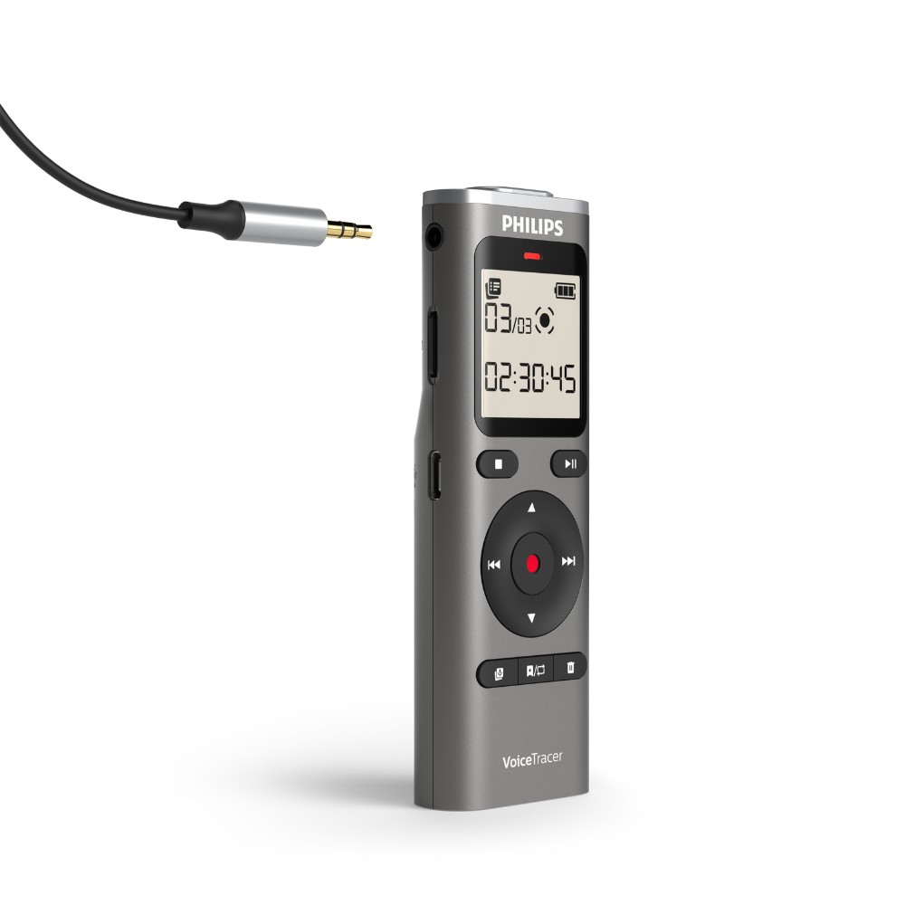 טייפ מנהלים דיגיטלי Philips VoiceTracer DVT1170 – זיכרון 8GB, מיקרופון 360° ועד 70 שעות הקלטה 7 Philips VoiceTracer DVT1170 טייפ מנהלים 7
