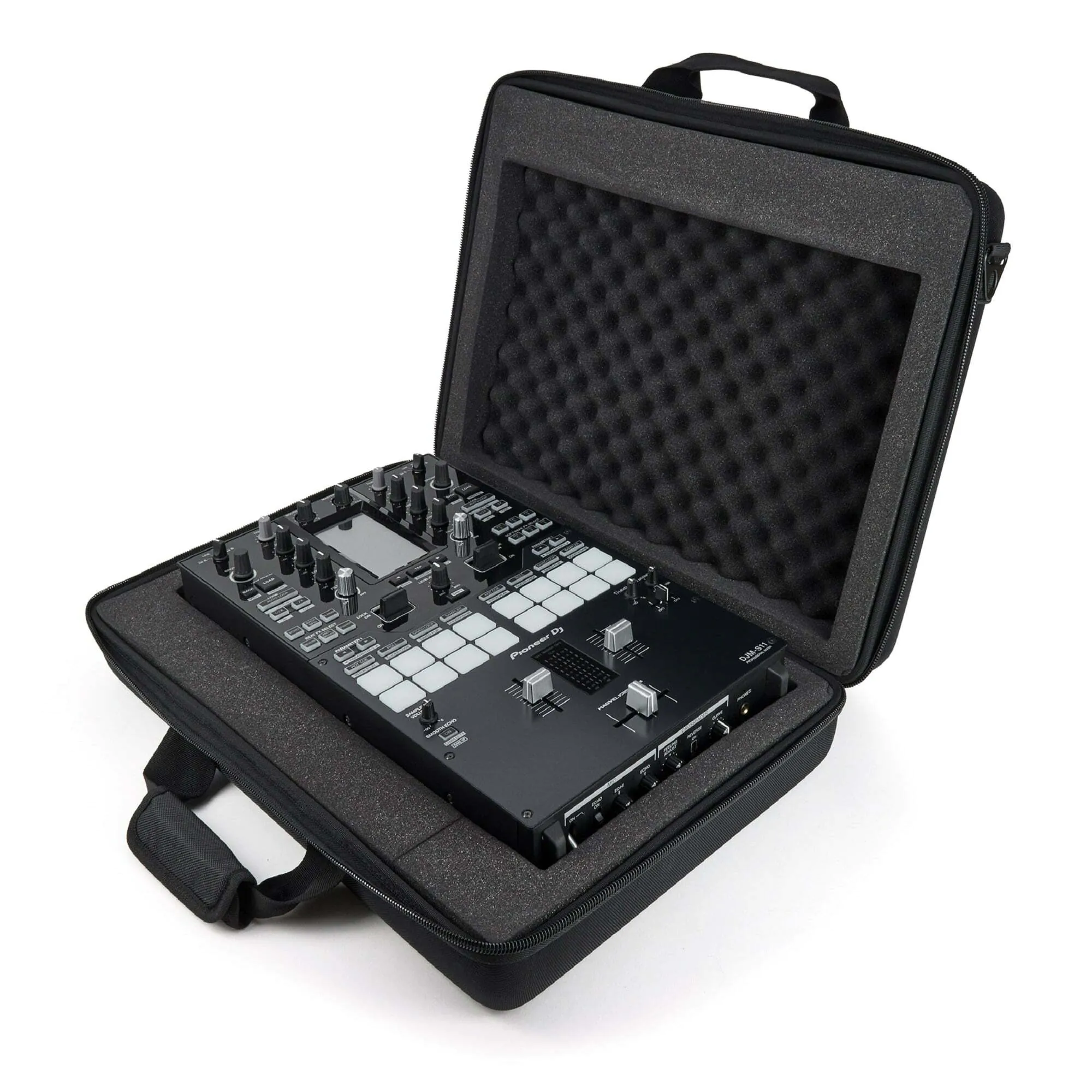 תיק למיקסר Pioneer DJ DJC-S11 BAG – ל-DJM-S11 ו-DJM-S11-SE, גוף EVA ורצועת כתף 1 תיק נשיאה למיקסר DJ Pioneer DJ DJC-S11 BAG