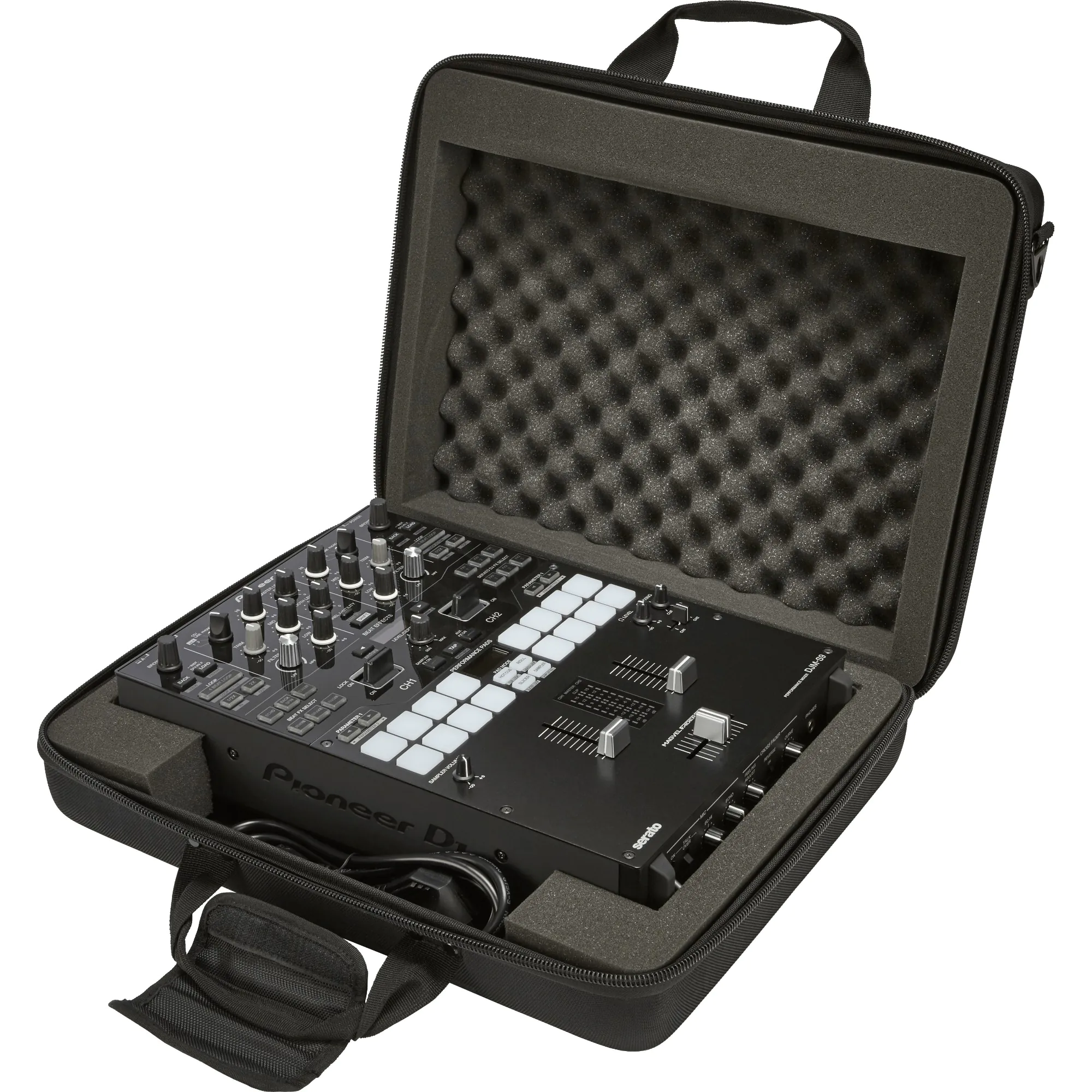 תיק למיקסר Pioneer DJ DJC-S9 BAG – ל-DJM-S9 ו-DJM-S7, מקום לכבלים ורצועת כתף 1 תיק נשיאה למיקסר DJ Pioneer DJ DJC-S9 BAG