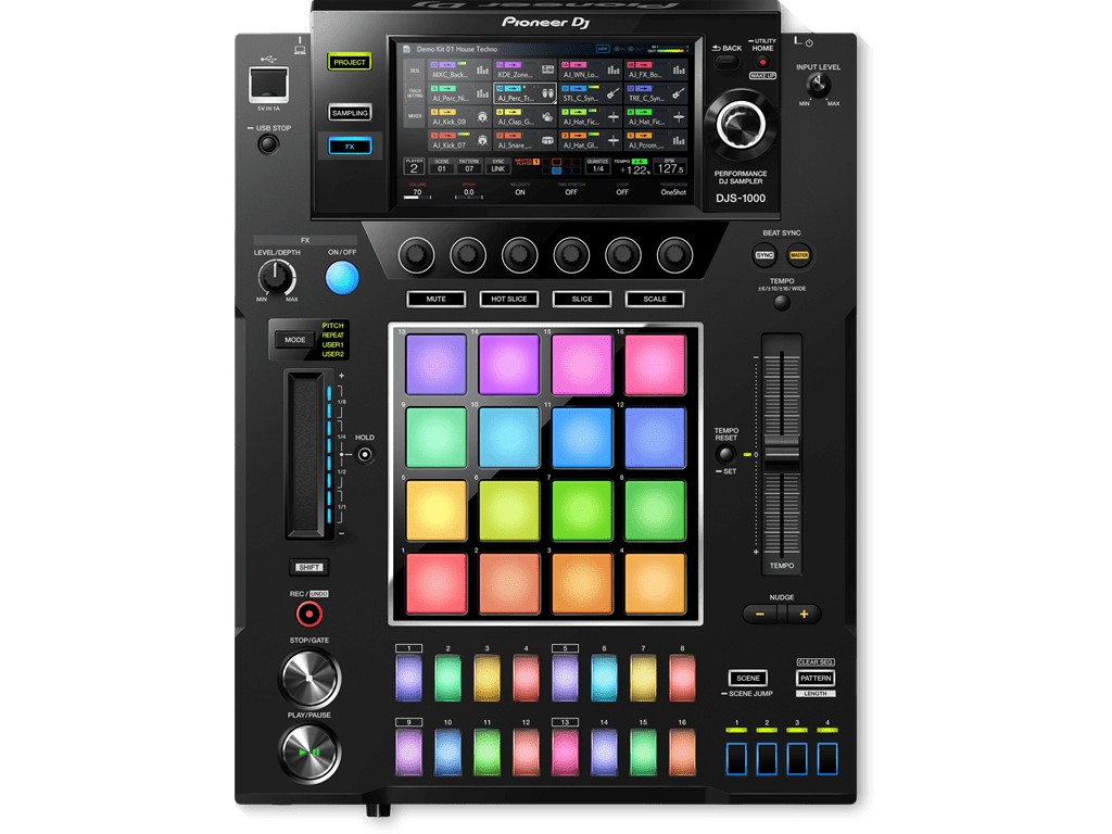 סמפלר DJ עצמאי Pioneer DJ DJS-1000 – 16 טראקים, מסך מגע 7 אינץ' ו-16 פדים 2 סמפלר DJ עצמאי Pioneer DJ DJS-1000 – תמונה 2