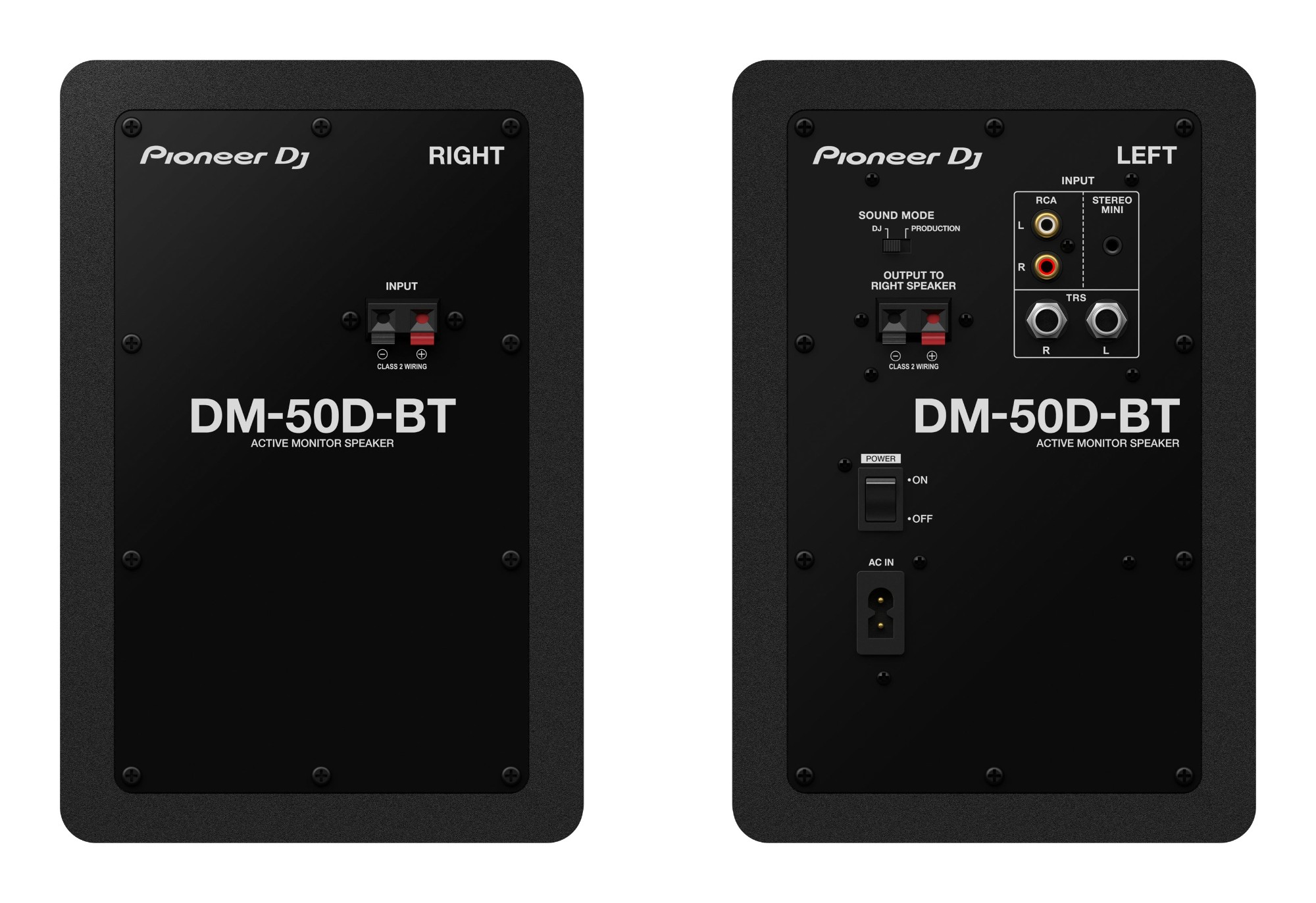 זוג רמקולי מוניטור שולחניים Pioneer DJ DM-50D-BT – 5 אינץ', 2×25W ו-Bluetooth 3 זוג רמקולי מוניטור שולחניים Pioneer DJ DM-50D-BT – תמונה 3