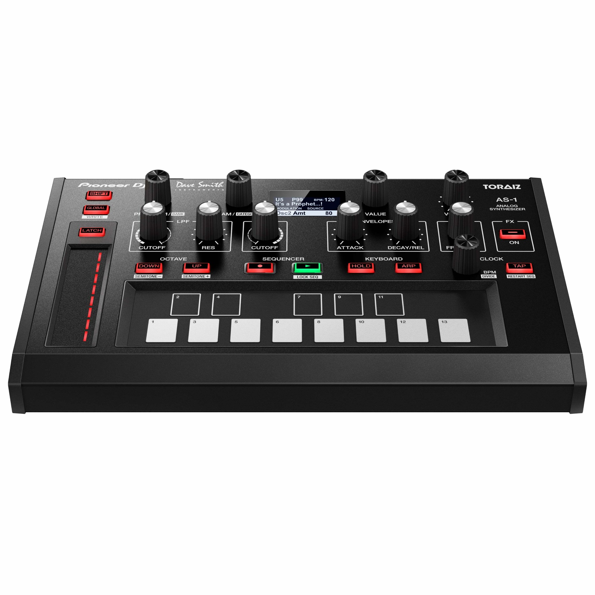 סינתיסייזר אנלוגי Pioneer DJ TORAIZ AS-1 – מונופוני, מבוסס Prophet-6, 7 אפקטים 3 סינתיסייזר אנלוגי מונופוני Pioneer DJ TORAIZ AS-1 – תמונה 3