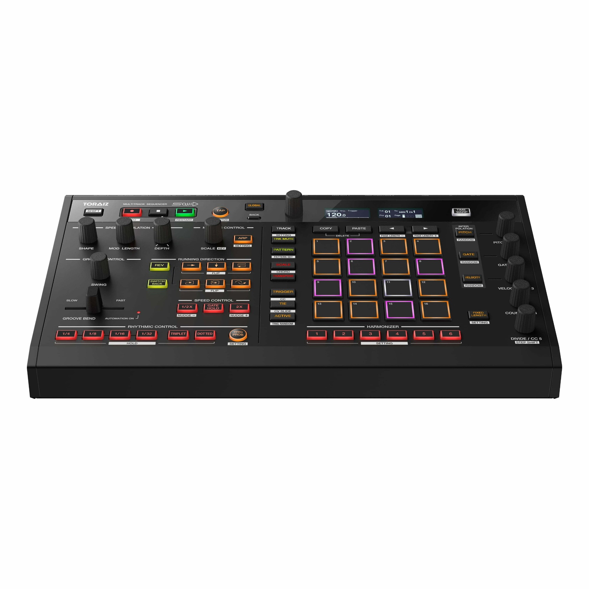 סיקוונסר רב-ערוצי Pioneer DJ TORAIZ SQUID – 16 טראקים, MIDI ו-CV/Gate 4 סיקוונסר רב-ערוצי Pioneer DJ TORAIZ SQUID – תמונה 4