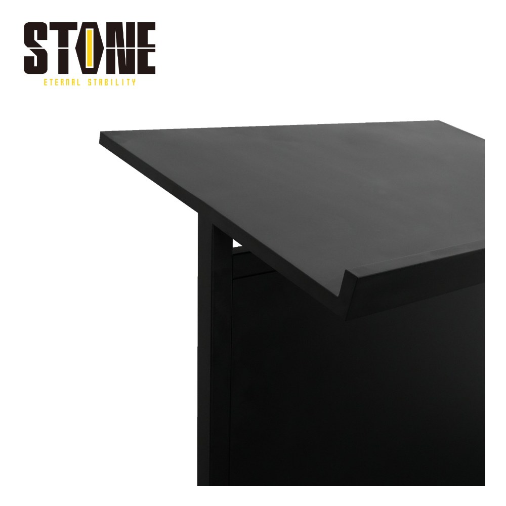 פודיום דוכן נאומים שחור Stone YJT-1 – ברזל, פלטה רחבה לנייד ולמסמכים 5 פודיום דוכן נאומים שחור Stone YJT-1 מברזל – תמונה 5