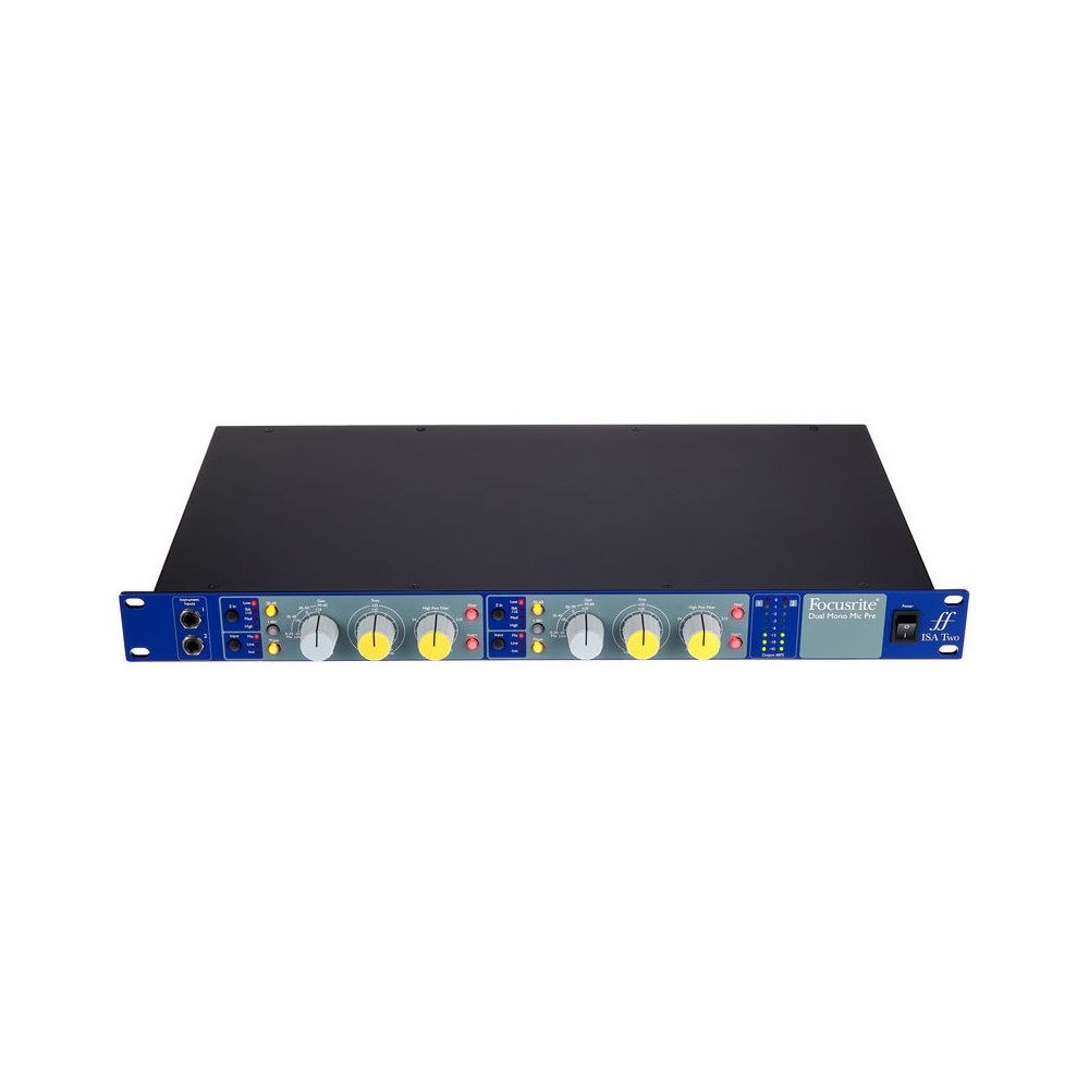 פרה-אמפ מיקרופון Focusrite ISA Two – שני ערוצים עם שנאי Lundahl 2 Focusrite ISA Two – פרה-אמפ מיקרופון, תמונה 2