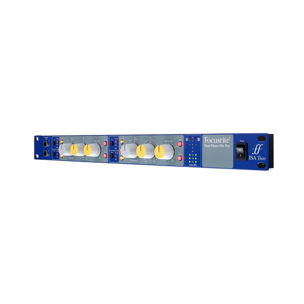 פרה-אמפ מיקרופון Focusrite ISA Two – שני ערוצים עם שנאי Lundahl 7 Focusrite ISA Two – פרה-אמפ מיקרופון, תמונה 7
