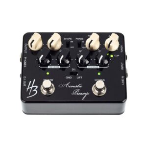 פרה-אמפ ו-DI לגיטרה אקוסטית Harley Benton – ריוורב וכורוס, EQ, Phase ו-Ground Lift (יבוא בלעדי)