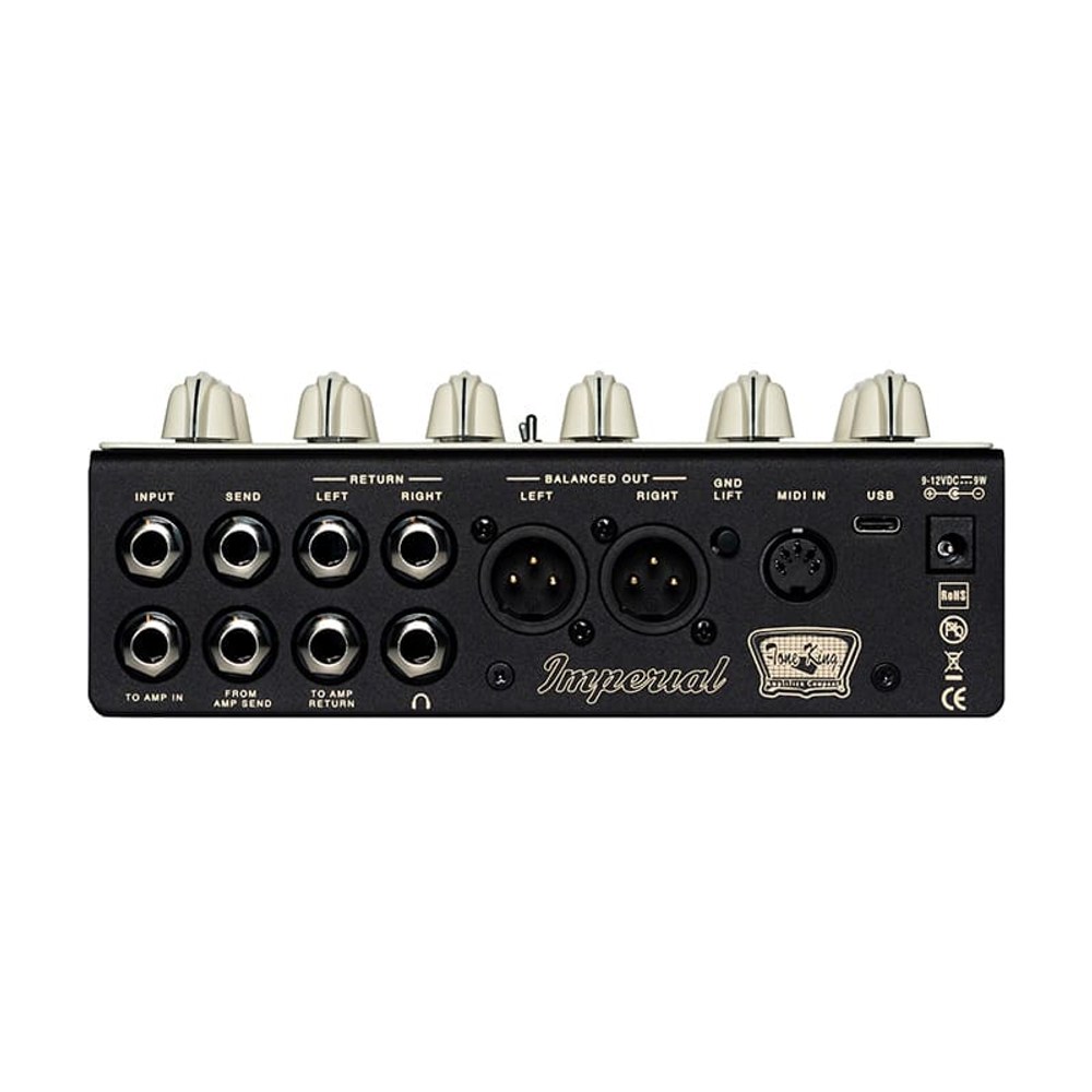 פרה-אמפ מנורות לגיטרה Tone King Imperial Preamp – 3x12AX7 2 פרה-אמפ מנורות לגיטרה Tone King Imperial Preamp – תמונה 2