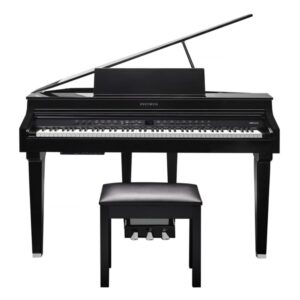פסנתר חשמלי מיני כנף Kurzweil CUP G1W BP – קלידי עץ W1 Ivory GT ומערכת 50W