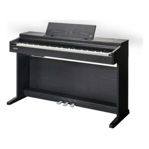 פסנתר חשמלי נייח Kurzweil M215 BK – 24 צלילים, Bluetooth ו-USB Audio, כולל כיסא