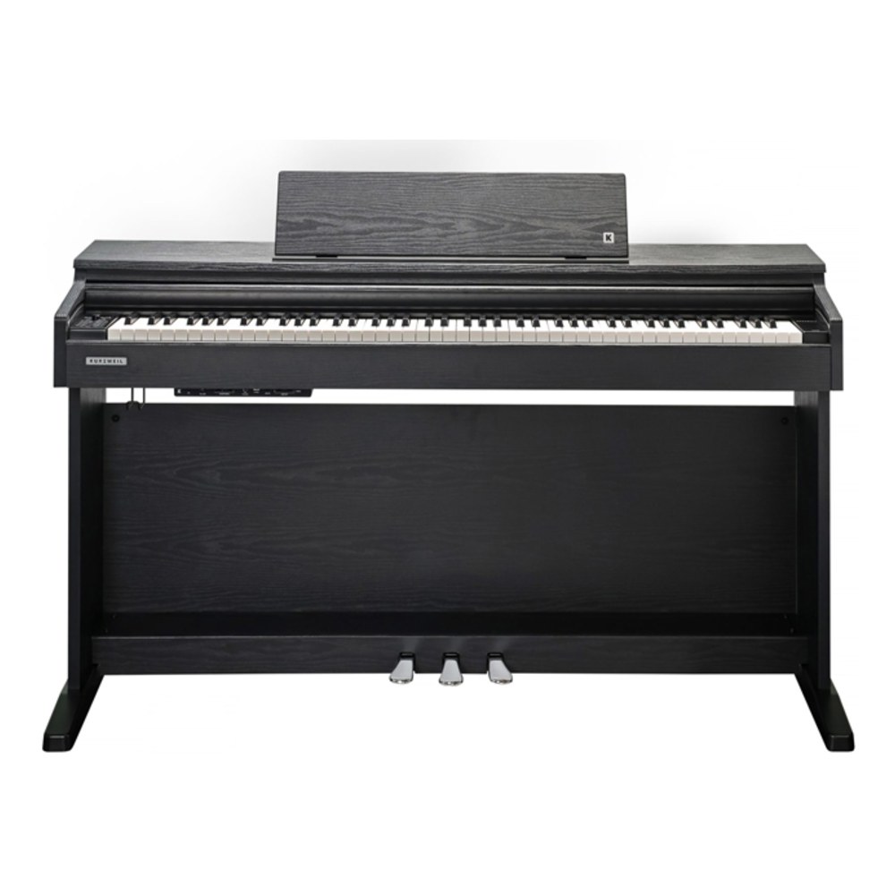 פסנתר חשמלי נייח Kurzweil M215 BK – 24 צלילים, Bluetooth ו-USB Audio, כולל כיסא 2 פסנתר חשמלי נייח Kurzweil M215 BK עם כיסא תואם – תמונה 2