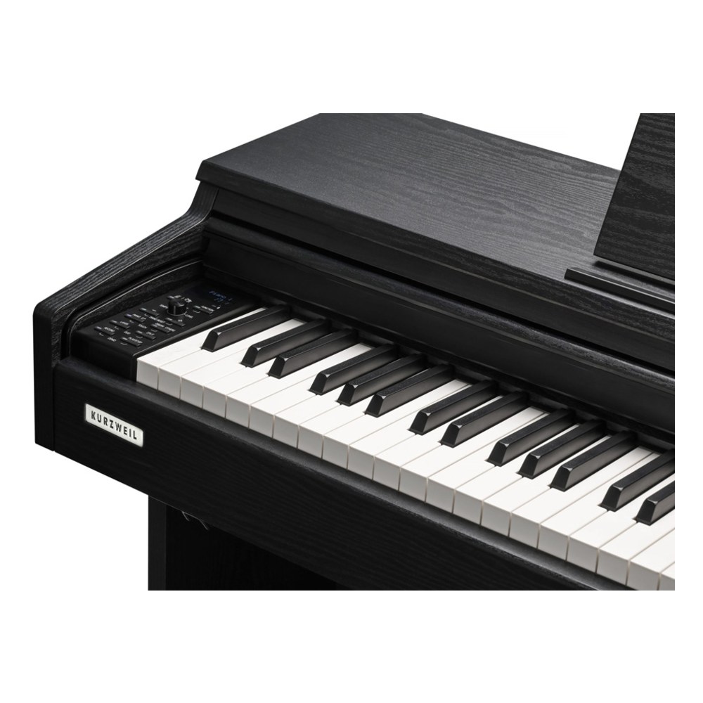 פסנתר חשמלי נייח Kurzweil M215 BK – 24 צלילים, Bluetooth ו-USB Audio, כולל כיסא 5 פסנתר חשמלי נייח Kurzweil M215 BK עם כיסא תואם – תמונה 5