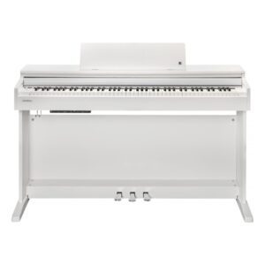 פסנתר חשמלי נייח לבן Kurzweil M215 – מנגנון H1 Ivory GT, 256 פוליפוניה וכיסא