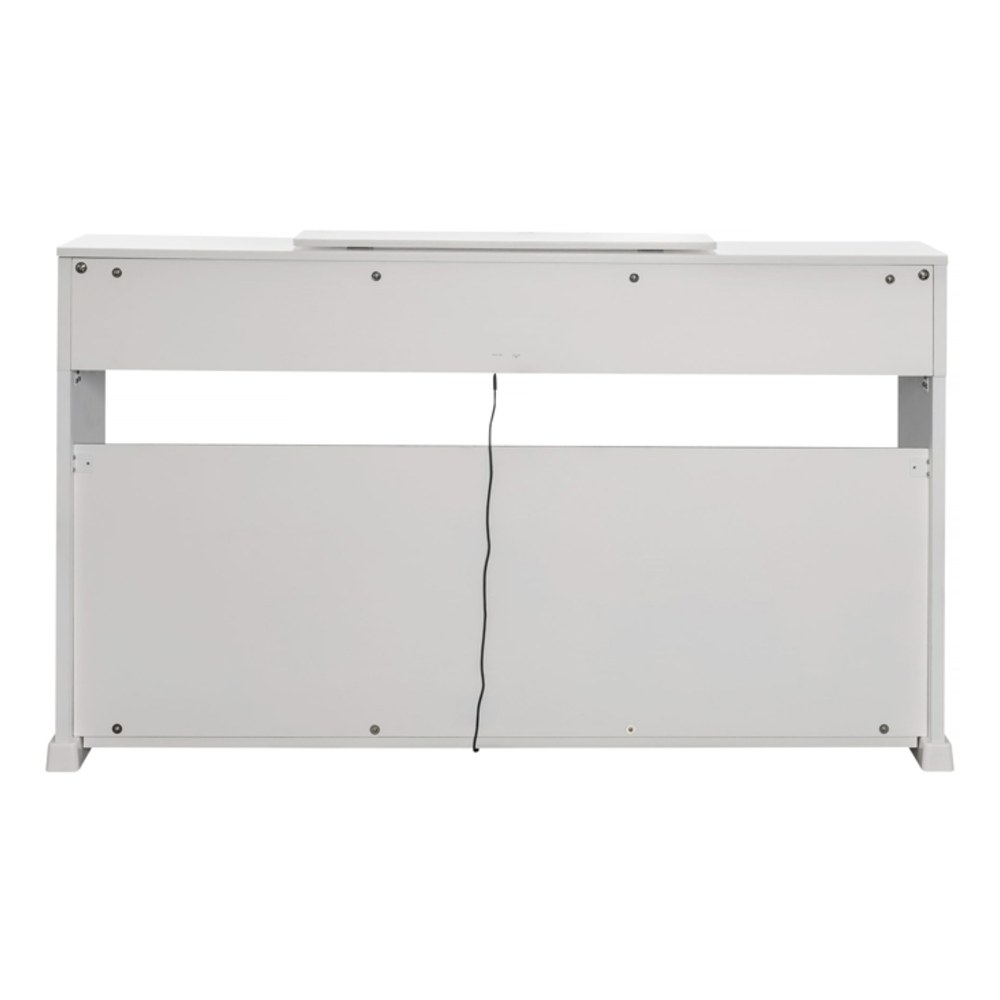 פסנתר חשמלי נייח לבן Kurzweil M215 – מנגנון H1 Ivory GT, 256 פוליפוניה וכיסא 3 פסנתר חשמלי נייח Kurzweil M215 בגימור לבן עם כיסא תואם – תמונה 3