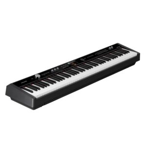 פסנתר חשמלי 88 קלידים NUX NPK-20 שחור