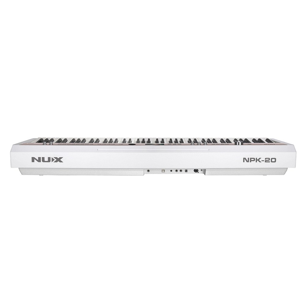 פסנתר חשמלי 88 קלידים NUX NPK-20 לבן 2 פסנתר חשמלי 88 קלידים NUX NPK-20 לבן – תמונה 2