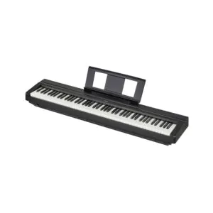 פסנתר חשמלי Yamaha P-45 שחור – 88 קלידים משוקללים, כולל פדל ושנאי