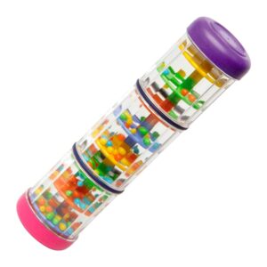 מקל גשם שקוף 30 ס״מ עם חרוזים צבעוניים – Jinbao YSH-30