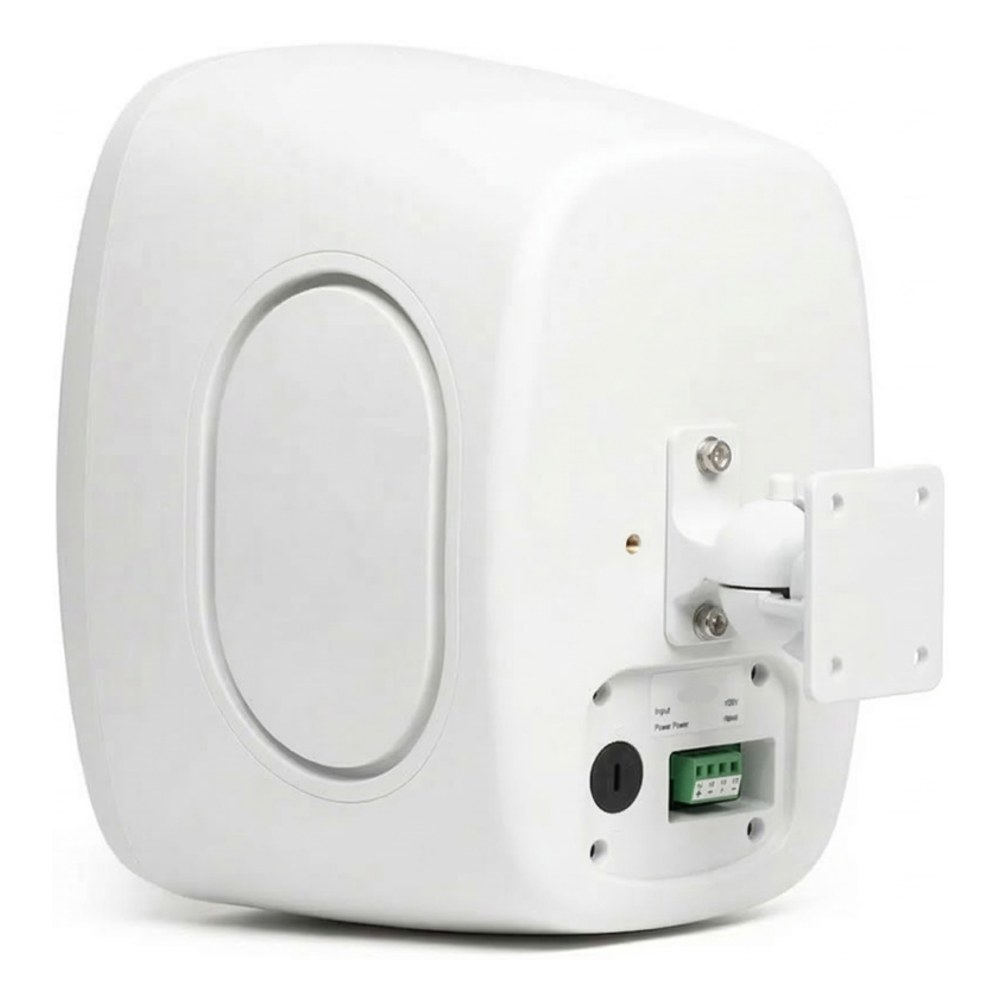 רמקול חוץ 8 אינץ׳ להתקנה Polman PLM6060W – לבן, עמיד במים IP66, קו 100V 4 רמקול חוץ 8 אינץ׳ Polman PLM6060W בצבע לבן עם תושבת התקנה – תמונה 4