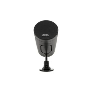 רמקול התקנה עמיד למים Sirus Drop 4 – 4 אינץ׳, 100V/70V, IP66, תלייה, קיר או יתד לגינה, שחור