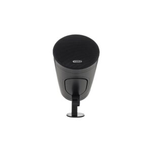 רמקול התקנה עמיד למים Sirus Drop 6 – 6.5 אינץ׳, 100V/70V, IP66, תלייה, קיר או יתד לגינה, שחור