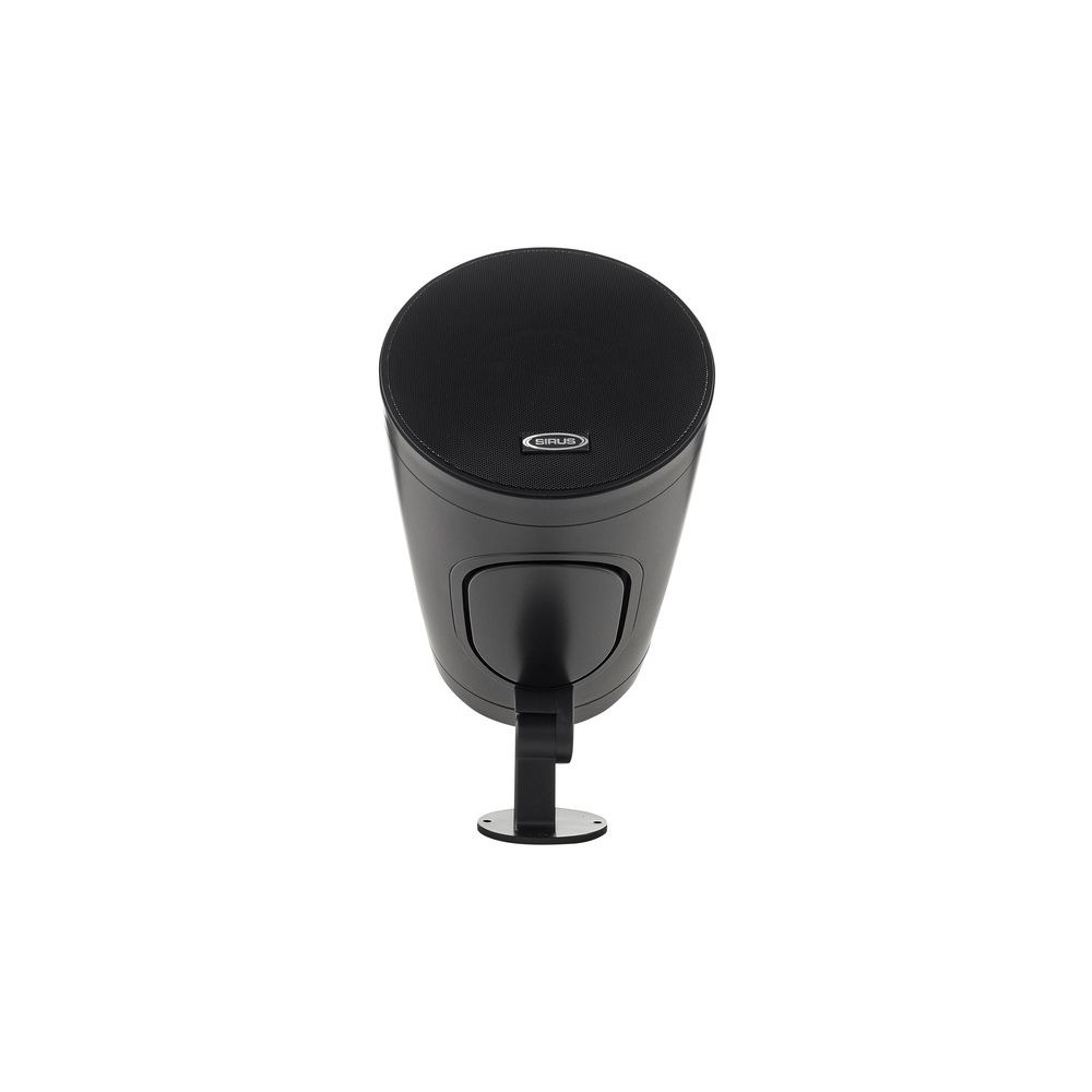 רמקול התקנה עמיד למים Sirus Drop 6 – 6.5 אינץ׳, 100V/70V, IP66, תלייה, קיר או יתד לגינה, שחור 2 רמקול ה-Drop 6 השחור – רמקול התקנה עמיד למים, תמונה 2