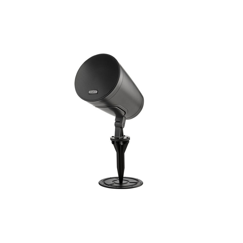 רמקול התקנה עמיד למים Sirus Drop 6 – 6.5 אינץ׳, 100V/70V, IP66, תלייה, קיר או יתד לגינה, שחור 5 רמקול ה-Drop 6 השחור – רמקול התקנה עמיד למים, תמונה 5