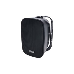 רמקול התקנה עמיד למים Sirus Reflect 5 – 5 אינץ׳, קו 100V/70V או 8 אוהם, IP66, כולל תושבת, שחור
