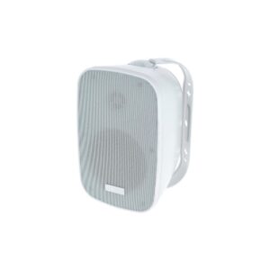 רמקול התקנה עמיד למים Sirus Reflect 5 – 5 אינץ׳, קו 100V/70V או 8 אוהם, IP66, כולל תושבת, לבן