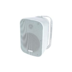 רמקול התקנה עמיד למים Sirus Reflect 6 – 6.5 אינץ׳, קו 100V/70V או 8 אוהם, IP66, כולל תושבת, לבן