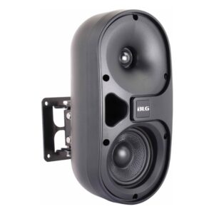 זוג רמקולי קיר פסיביים 4 אינץ׳ BLG Audio WSP-4L – 80W, שחור, להתקנות קבע