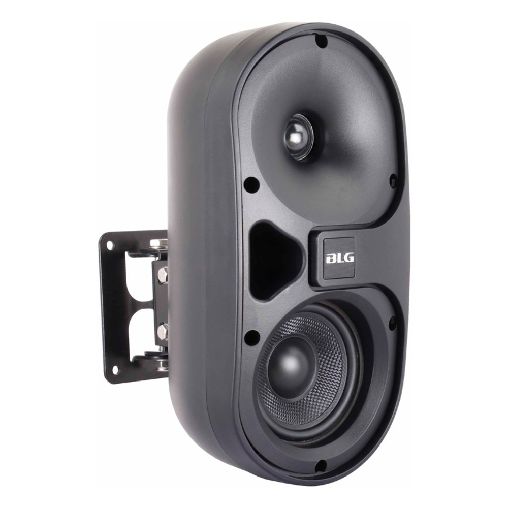 זוג רמקולי קיר פסיביים 4 אינץ׳ BLG Audio WSP-4L – 80W, שחור, להתקנות קבע 2 זוג רמקולי קיר פסיביים BLG Audio WSP-4L בצבע שחור עם מתקן תלייה – תמונה 2