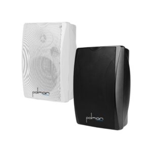 רמקול קיר שנאי קו 6.5 אינץ׳ Polman PLM8064W לבן – הספק 40W וציר כיוון 180°