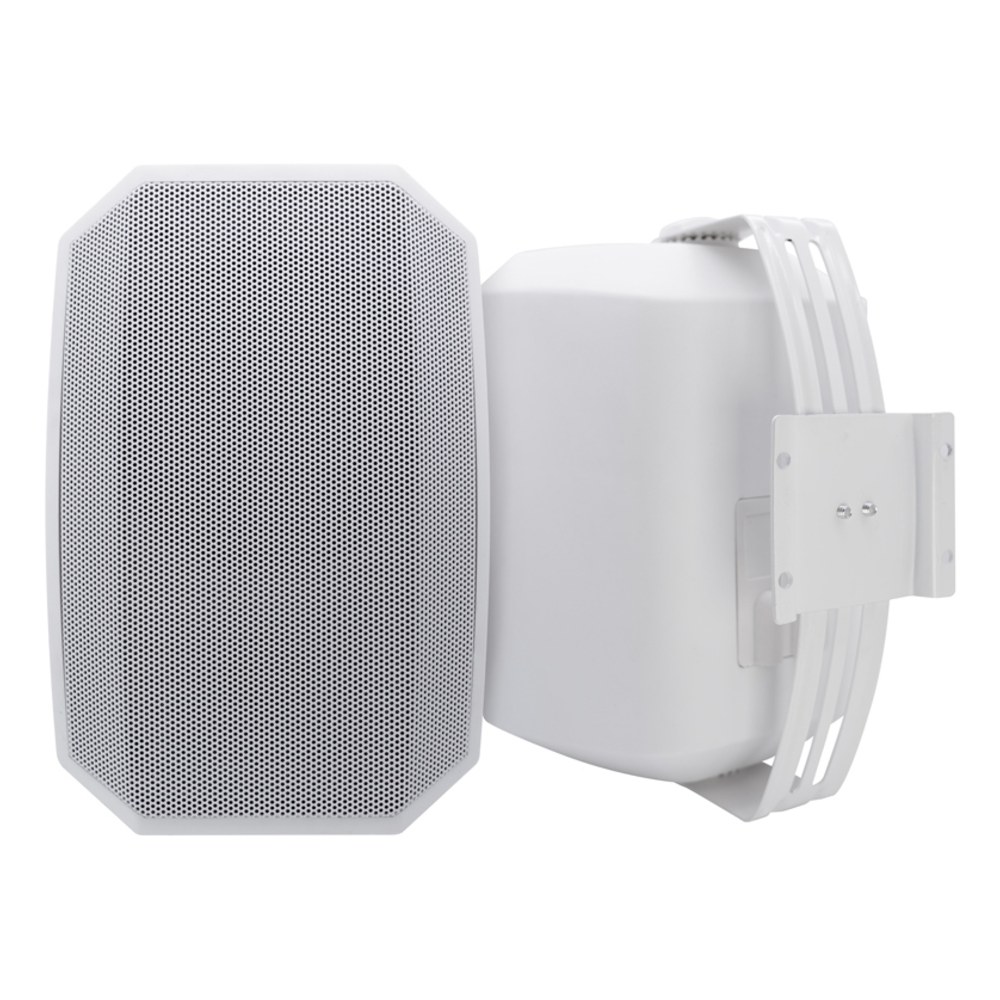 רמקול התקנה מוגן מים Polman Helion-525W לבן – 5.25 אינץ׳, 135W, IP65 ושנאי קו 100V 1 רמקול התקנה מוגן מים Polman Helion-525W בצבע לבן