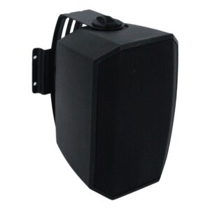 רמקול התקנה מוגן מים Polman Helion-651B שחור – ‏6.5 אינץ׳, 160W, IP65 ושנאי קו 100V