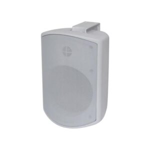 רמקול שנאי קו מוגן מים Polman PLM7085 לבן – 8 אינץ׳, IP66 ותושבת 180°