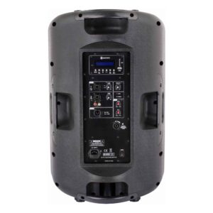 רמקול מוגבר 12 אינץ׳ BLG Audio BP13-12A8 – מגבר 800W, שתי כניסות מיקרופון ו-Bluetooth