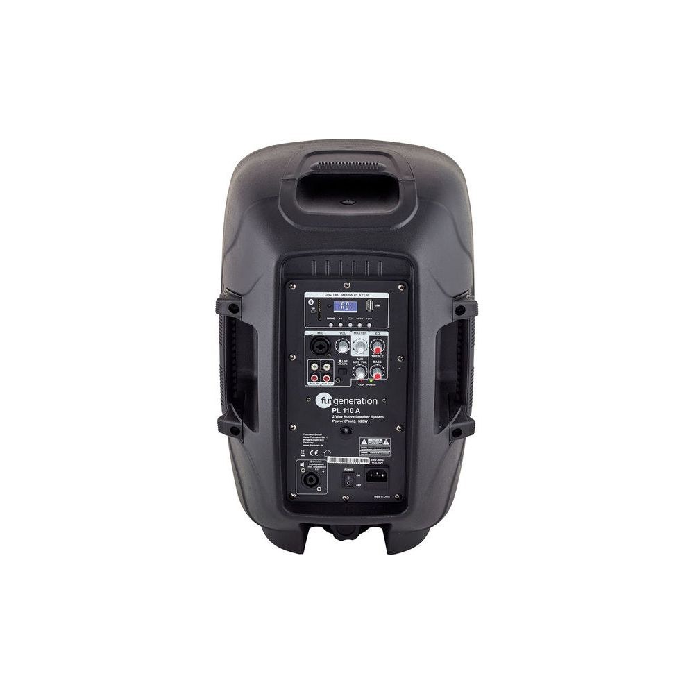 רמקול מוגבר Fun Generation 10 אינץ׳ – 60W RMS, נגן MP3, בלוטות׳, כניסת מיקרופון ויציאה לרמקול נוסף (יבוא בלעדי) 4 הרמקול המוגבר של Fun Generation – רמקול מוגבר, תמונה 4