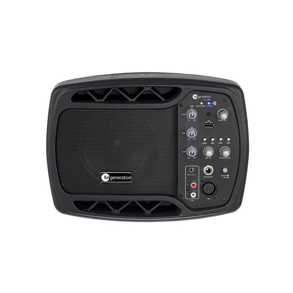 רמקול מוגבר קומפקטי Fun Generation 50W – בלוטות׳, נגן USB, כניסת מיקרופון, EQ 3 ערוצים (יבוא בלעדי) 2 הרמקול הקטן עם הבלוטות׳ – רמקול מוגבר, תמונה 2