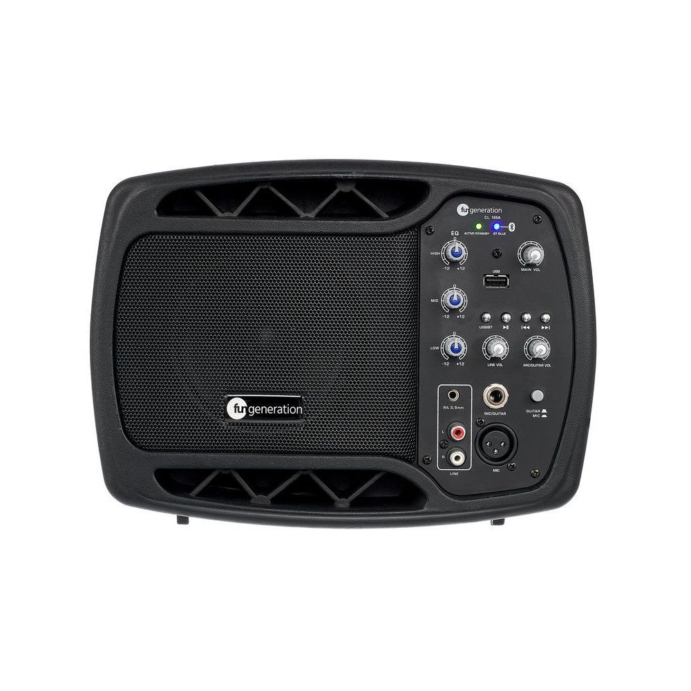 רמקול מוגבר קומפקטי Fun Generation 50W – בלוטות׳, נגן USB, כניסת מיקרופון, EQ 3 ערוצים (יבוא בלעדי) 5 הרמקול הקטן עם הבלוטות׳ – רמקול מוגבר, תמונה 5