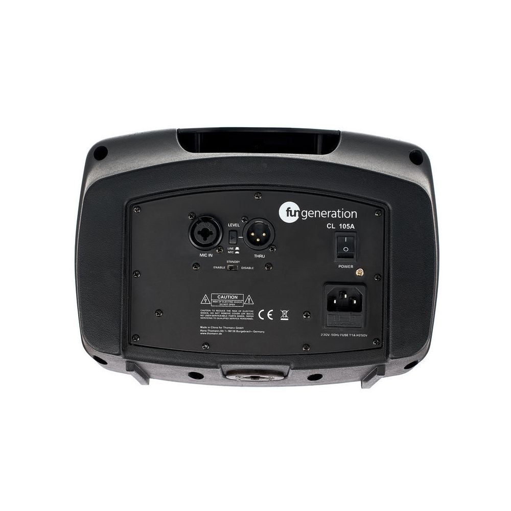 רמקול מוגבר קומפקטי Fun Generation 50W – בלוטות׳, נגן USB, כניסת מיקרופון, EQ 3 ערוצים (יבוא בלעדי) 6 הרמקול הקטן עם הבלוטות׳ – רמקול מוגבר, תמונה 6